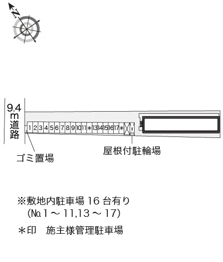 ★手数料０円★彦根市地蔵町　月極駐車場（LP）